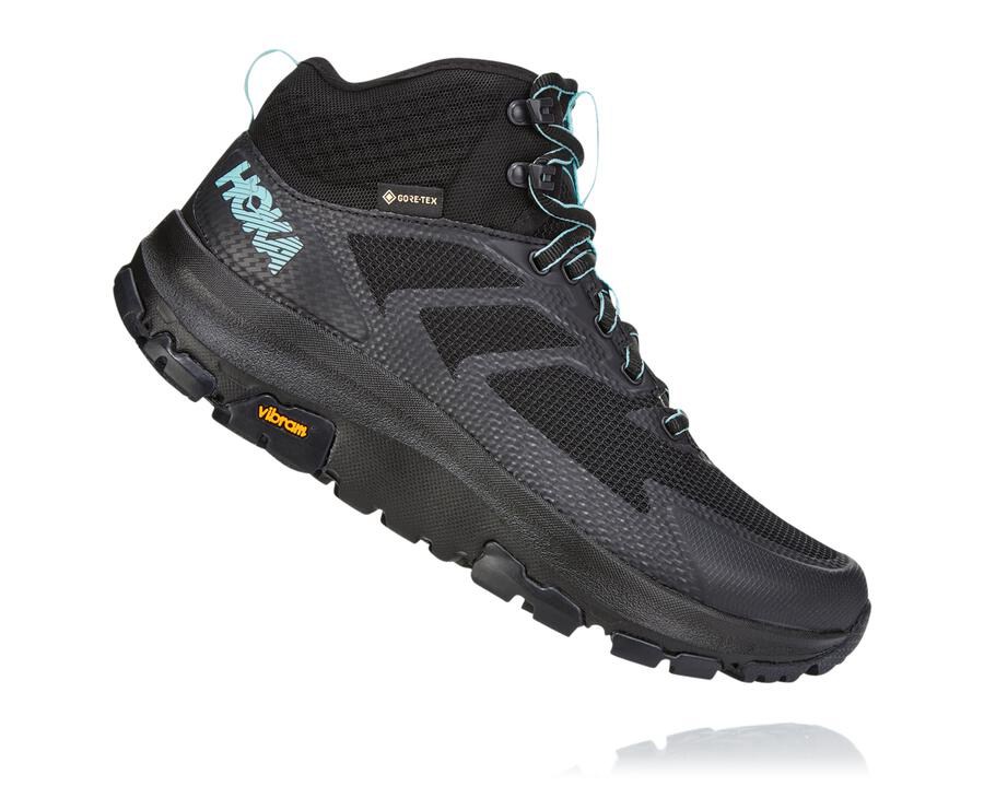 Botas De Montaña Hoka One One Mujer - Toa Gore-Tex - Negras - KDN915640